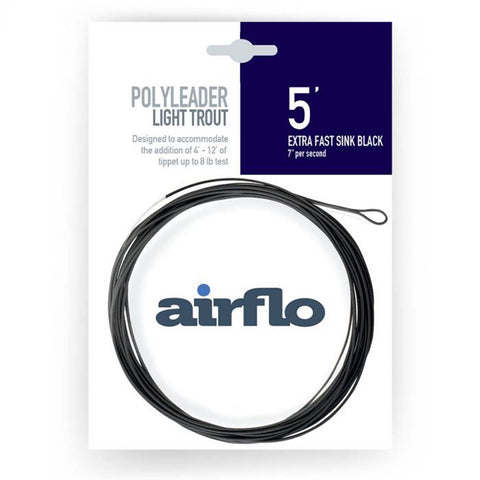 AIRFLO Light Trout Polyleader - Extra Fast Sink - 5 ft