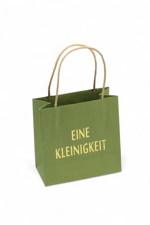 Geschenktüte "Eine Kleinigkeit" Grün