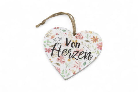 Deko-Herz - Anhänger - Von Herzen