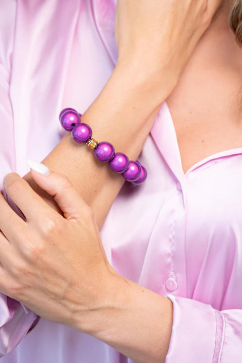 Magic Pearl Perlenarmband "Berry" 14mm