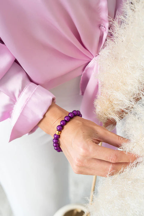Magic Pearl Perlenarmband "Berry" 14mm