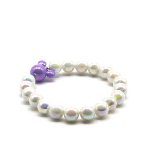 Perlenarmband by PEARLS Sauerland - Pearl / Lila