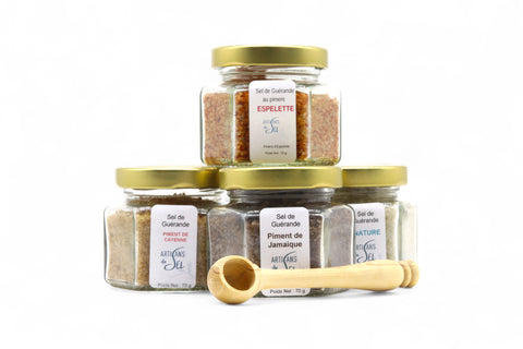 Partie Guérande Salz mit Feinkostpfeffer