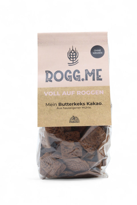 Rogg.me Butterkekse aus Roggen mit Kakao von der Bäckerei Vielhaber aus dem Sauerland