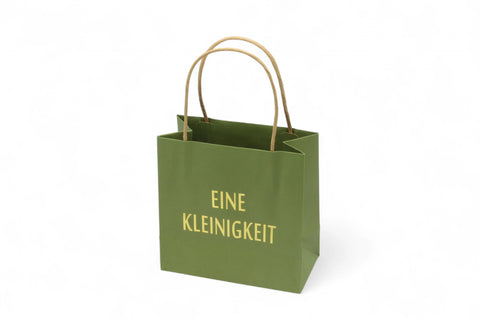 Geschenktüte "Eine Kleinigkeit" Wald Grün
