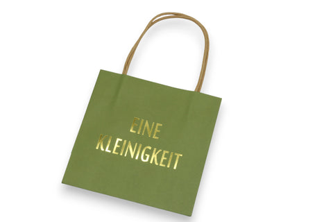 Geschenktüte "Eine Kleinigkeit" Wald Grün