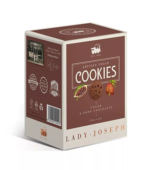 LADY JOSEPH COOKIES mit Kakao und dunkler Schokolade