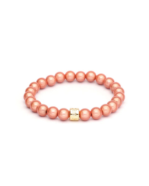 Magic Pearl Perlenarmband in der Farbe Apricot