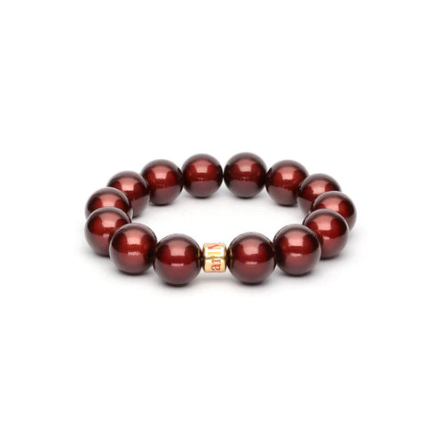 Magic Pearl Perlenarmband "Espresso Fine" 14mm