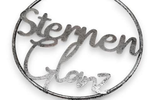 Dekonhänger "Sternen Glanz" Aluminium