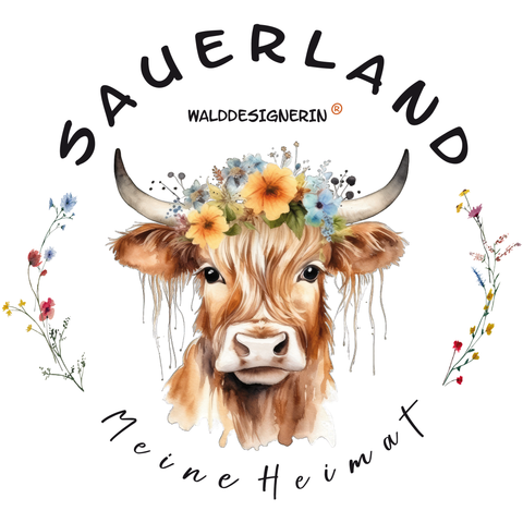 Damen T-Shirt - "Sauerland meine Heimat" - 100 % Baumwolle - "Sauerland Edition"