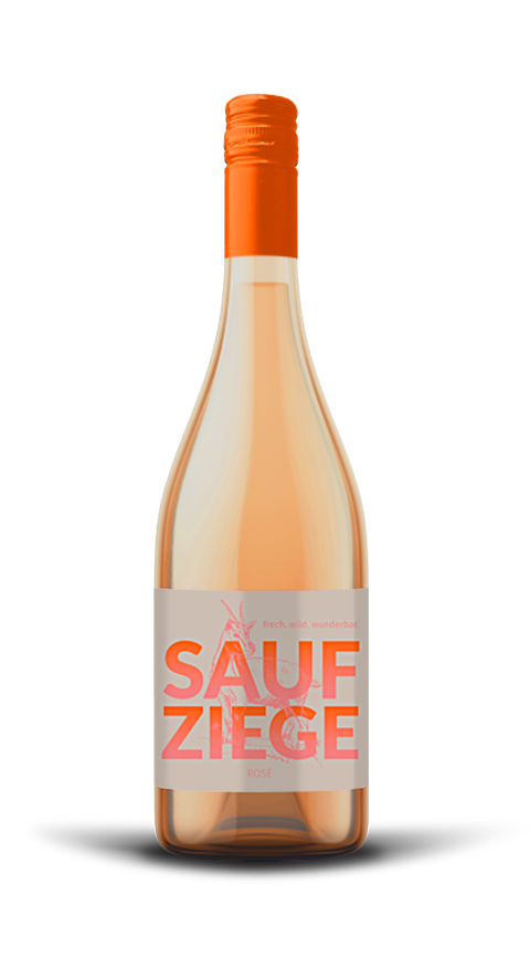 Saufziege Rosé Cuvée - frech. wild. wunderbar.