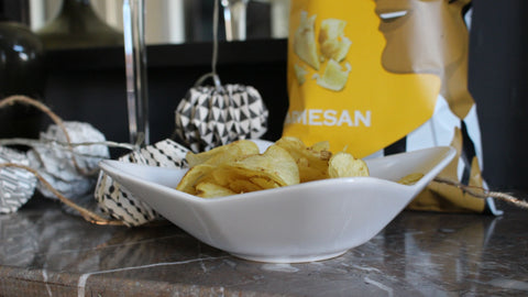 Chips aus Frankreich mit Salz und Parmesan, unfassbar lecker