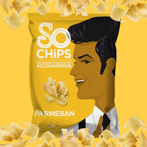 Chips aus Frankreich mit Salz und Parmesan, unfassbar lecker