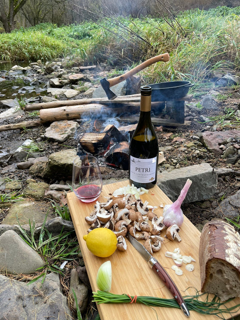 Petri Pinot Madeleine - Frühburgunder beim Fliegenfischen im Sauerland