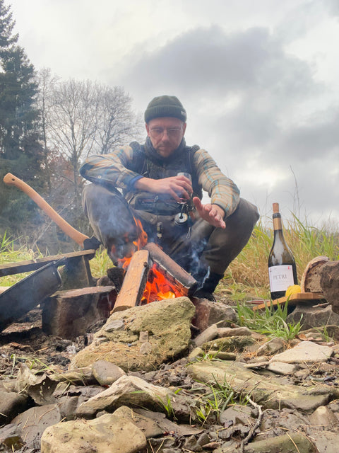 Petri Pinot Madeleine - Frühburgunder beim Fliegenfischen im Sauerland